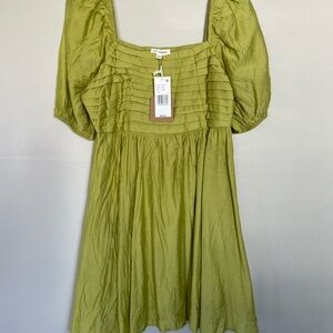 Blu Pepper Green Mini Dress